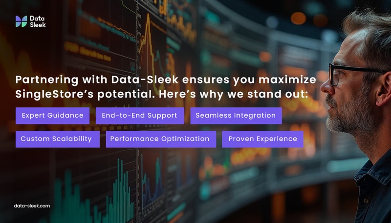 Why Choose Data-Sleek for Your SingleStore Real-Time Analytics or AI/ML Journey?