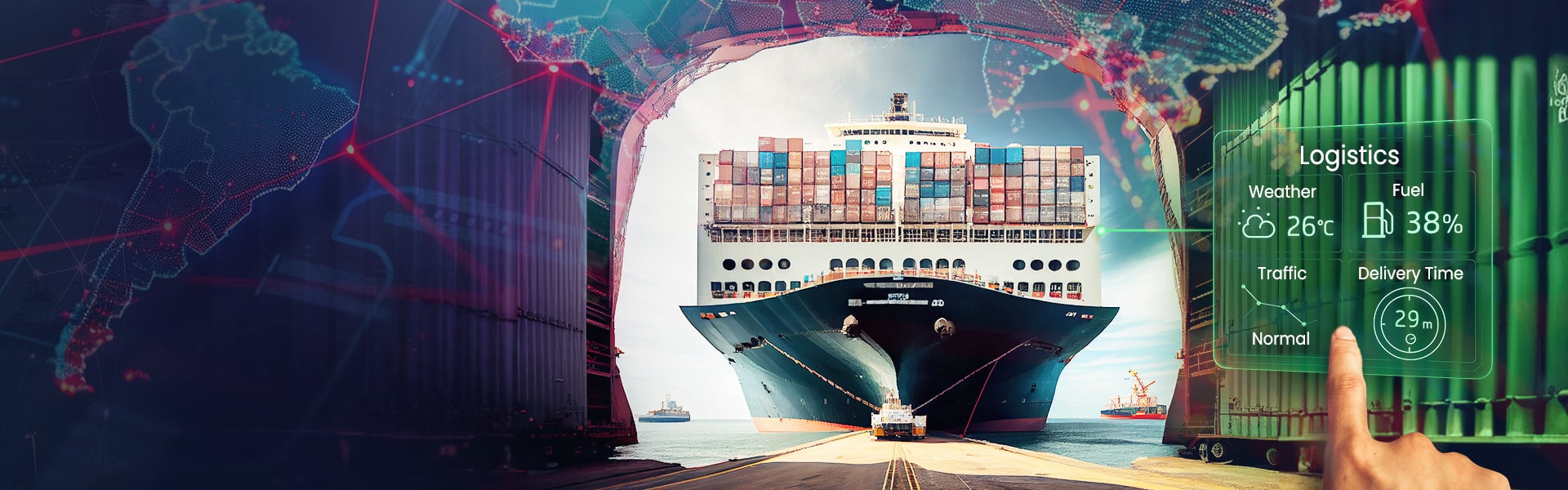 Real Time Data Warehousing for Smarter Transportation & Freight Operations Data Sleek HeroImage